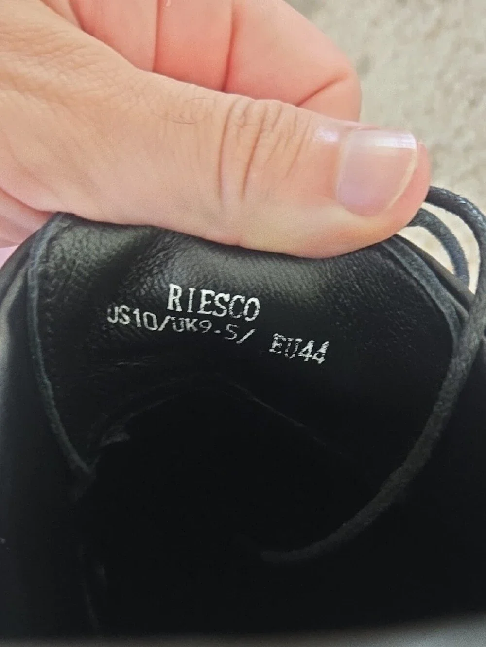 Conzuri Riesco Black Leather Elevator / Height Boost Dress Shoes